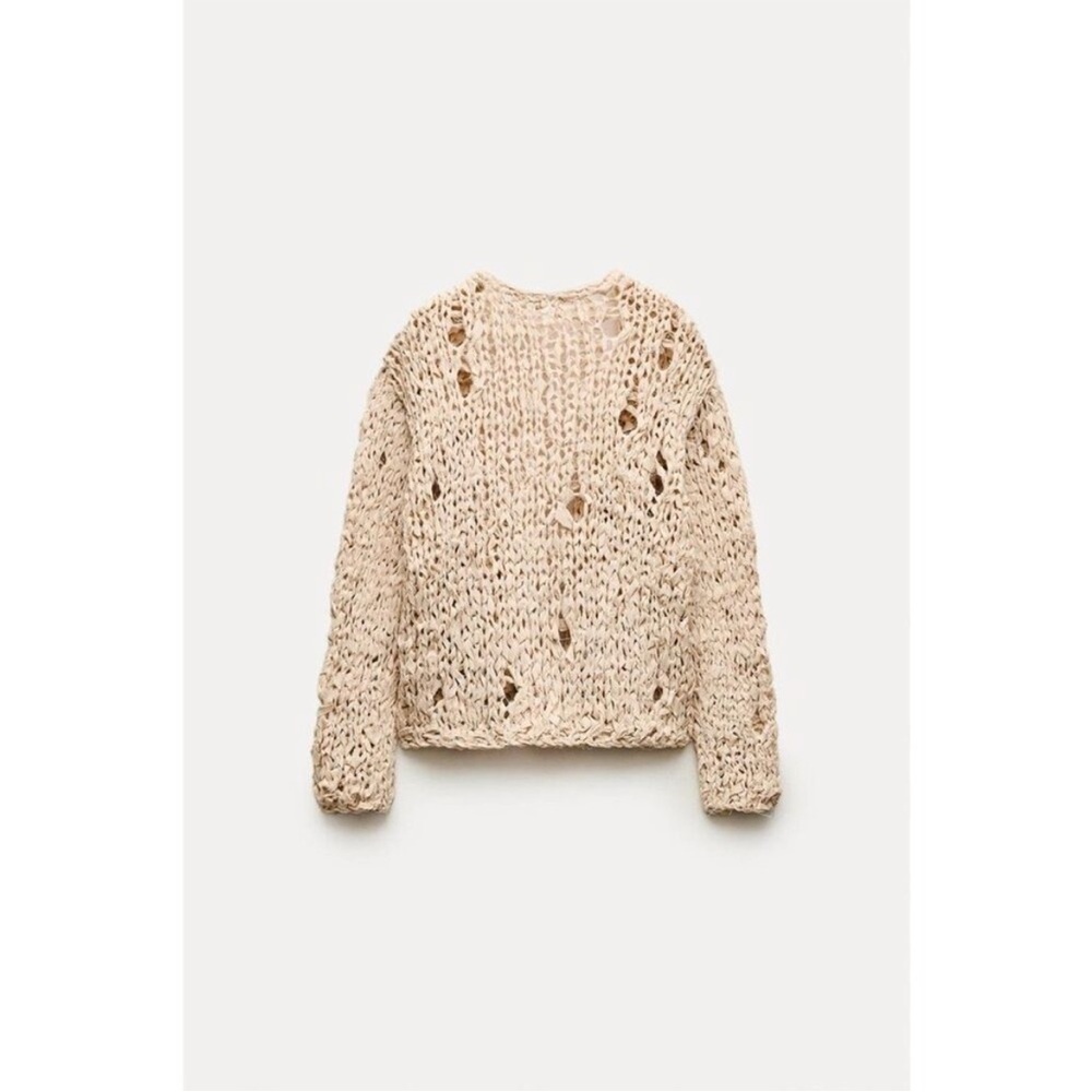 NEW Zara linen blend ribbon knit  size XS/S 
🚨FIRM PRiCE - Picture 6 of 11